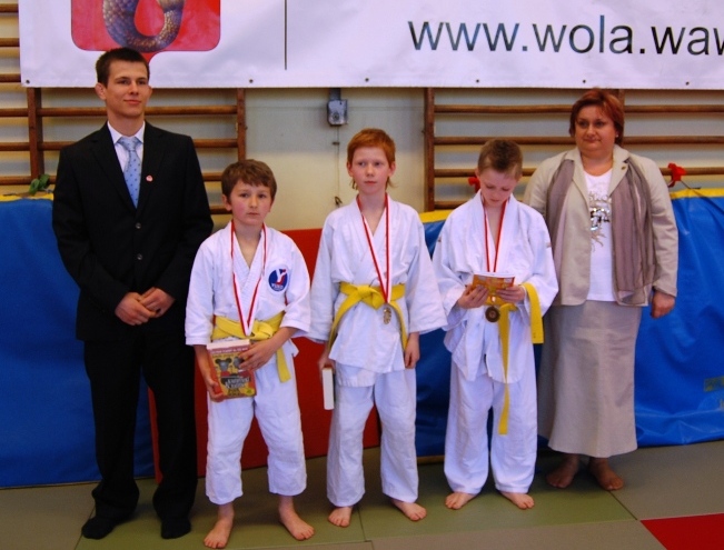 Maciek Tchórznicki - I miejsce, kat.30kg.