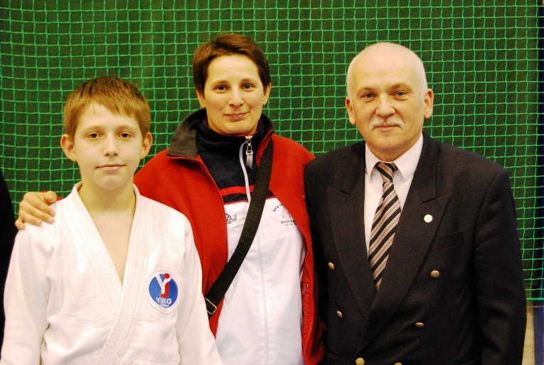 Bartek, Aneta Szczepańska - Wicemistrzyni Olimpijska Atlanta 1996 i trener Piotr Głuszyk