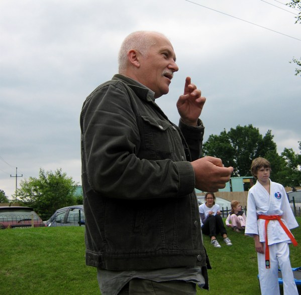 Pokaz judo w przedszkolu Milusin