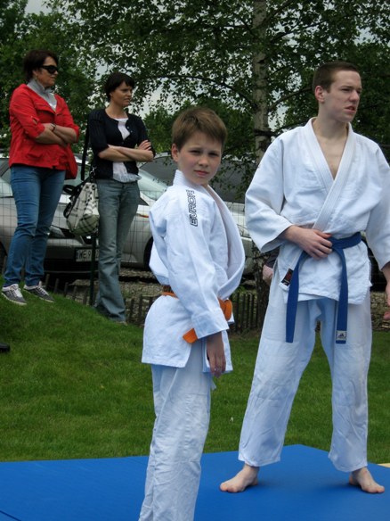 Pokaz judo w przedszkolu Milusin