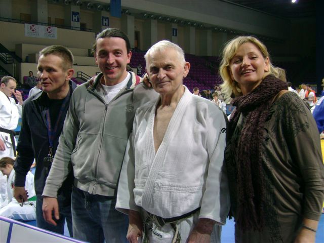 od lewej: Marek Rybicki, Piotr Misiak, Ryszard Zieniawa i Jola Rybicka