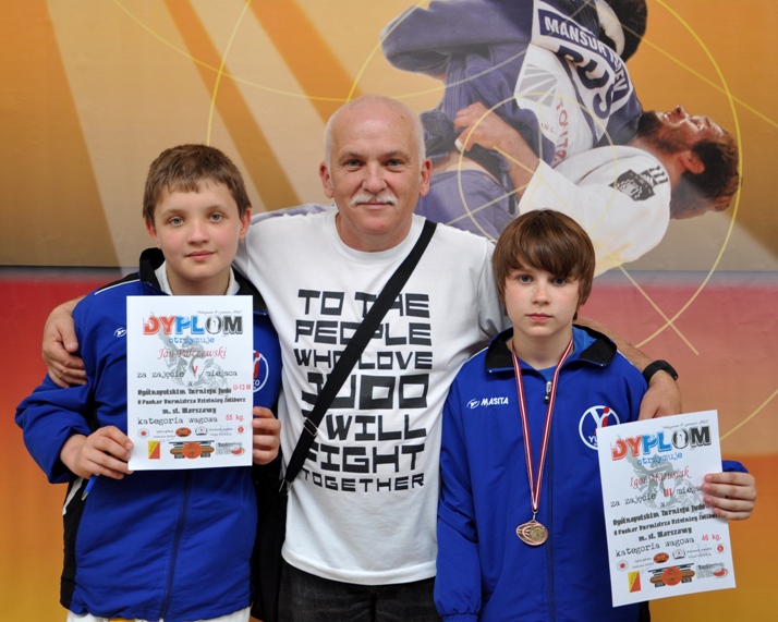 Janek, trener Piotr i Igor