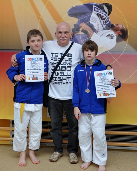 Janek, trener Piotr i Igor