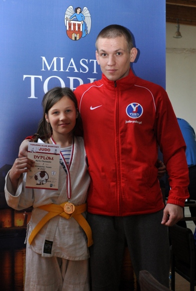 Marta Filochowska i trener Tomek