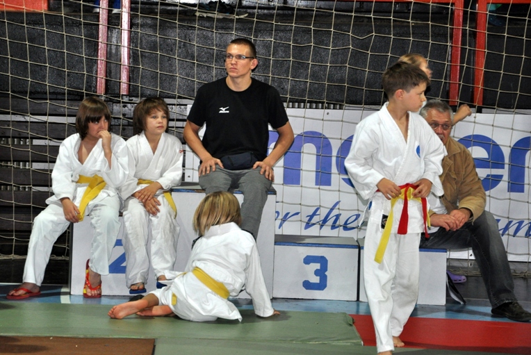 Kazik, Ignacy, Tadzio , trener Tomek i Tytus