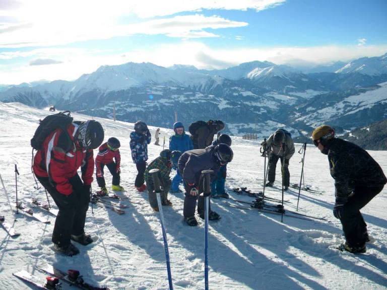 Obóz narciarski Laax 2015