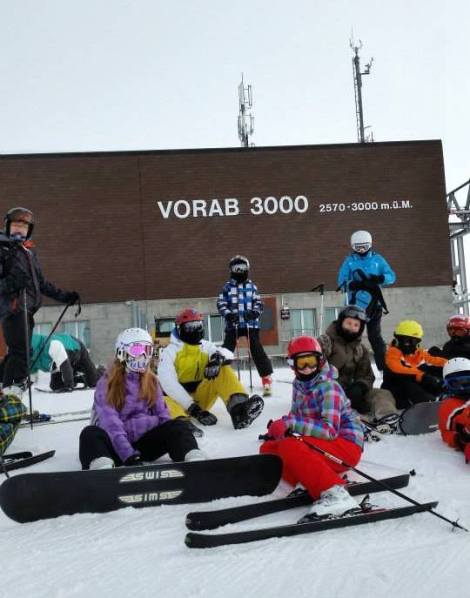 Obóz narciarski Laax 2015