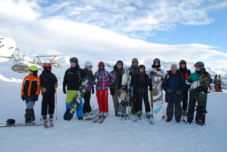 Obóz narciarski Laax 2015