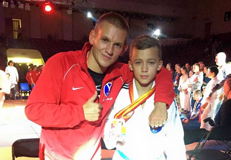 trener Tomek z Szymonem