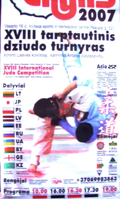 Plakat zawodów