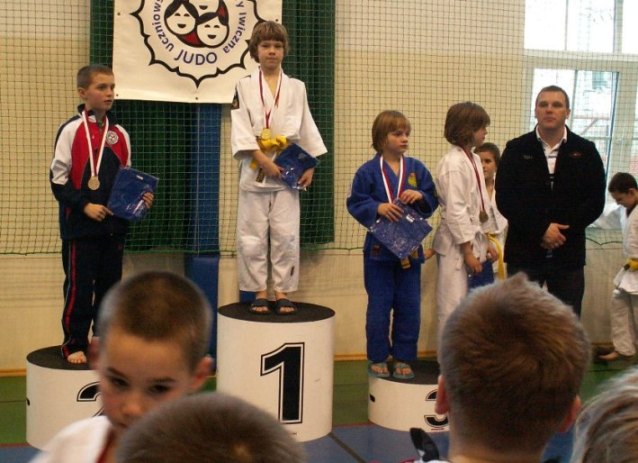 Grzesiek na podium