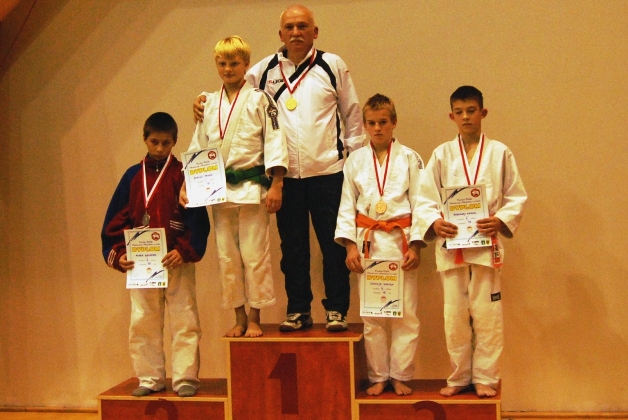 Paweł Rybicki na podium