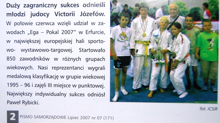Józefów nad Świdrem — Duży zagraniczny sukces (2007)