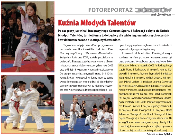 Józefów na Świdrem — Kuźnia Młodych Talentów (2012)