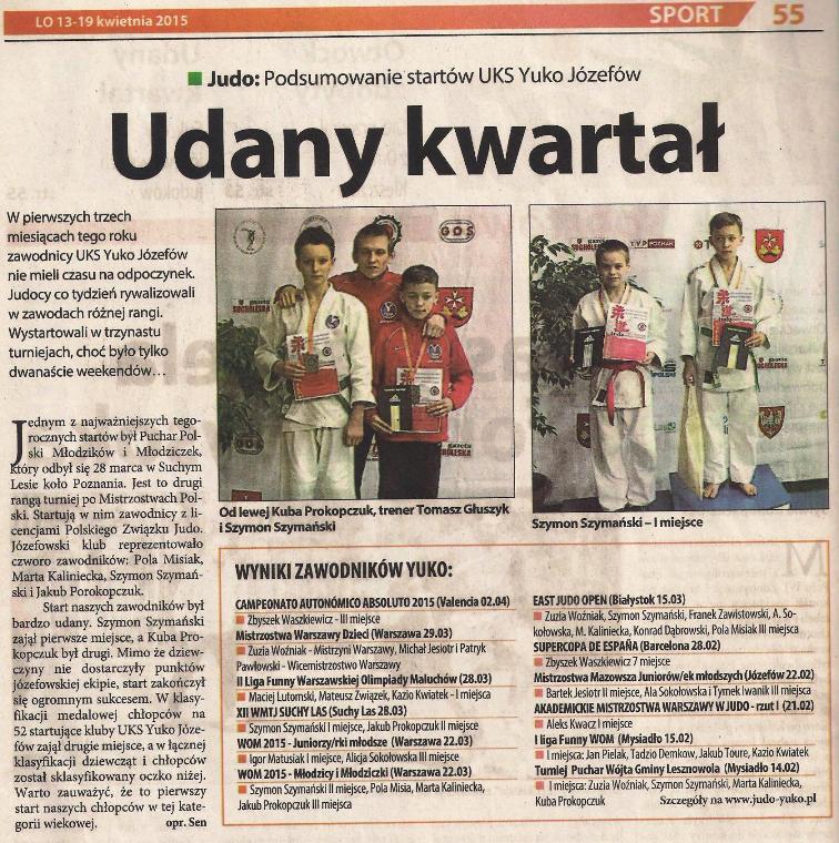 Linia Otwocka — Udany kwartał (2015)