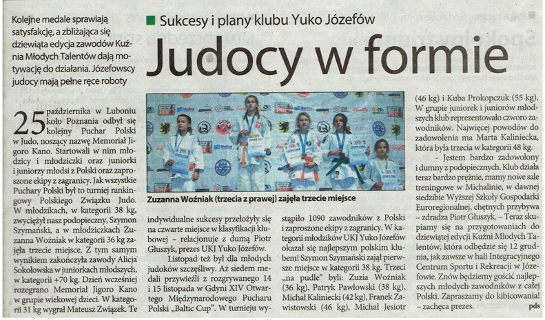 Linia Otwocka — Judocy w formie (2015)