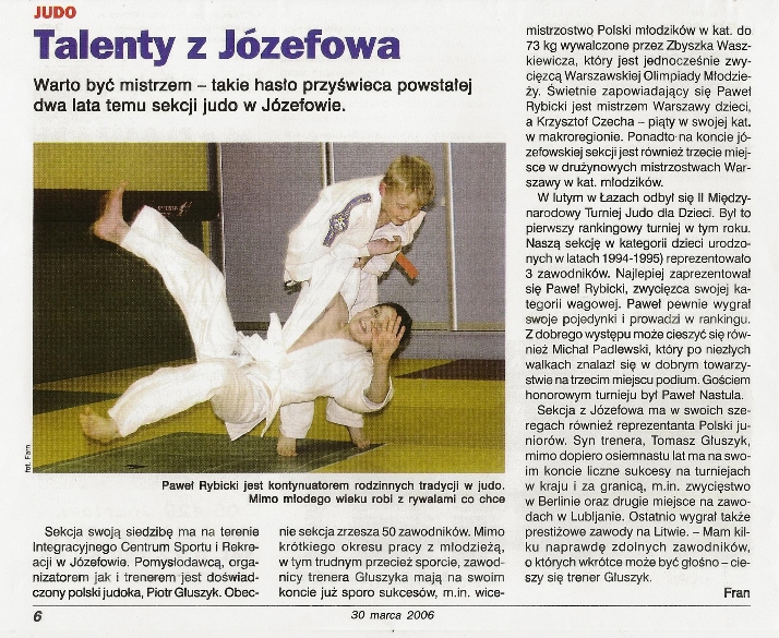 Tygodnik Regionalny — Talenty z Józefowa (2006)