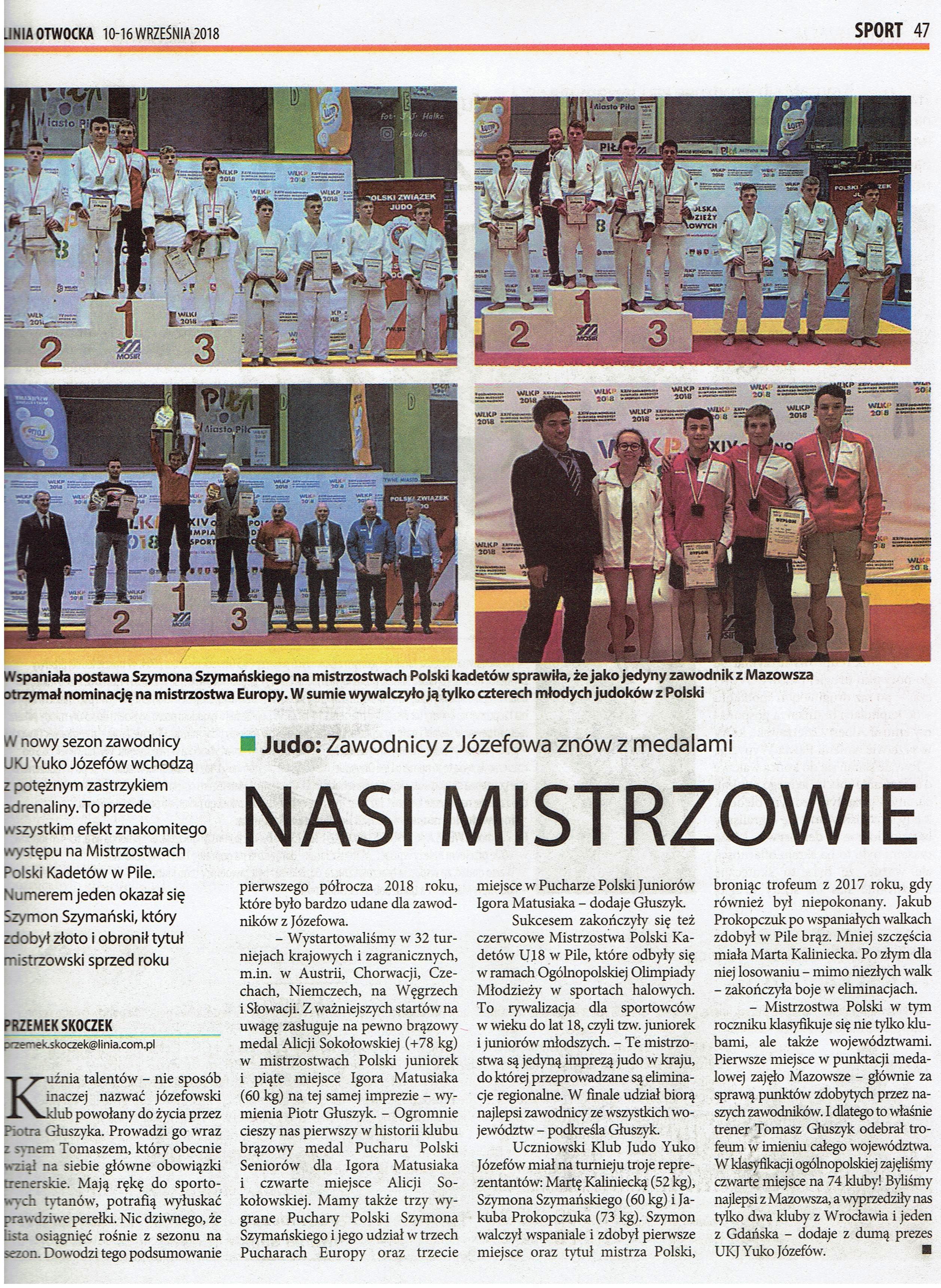 Linia Otwocka — Nasi Mistrzowie (2018)