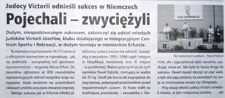 Józefów nad Świdrem — Pojechali - Zwyciężyli (2007)